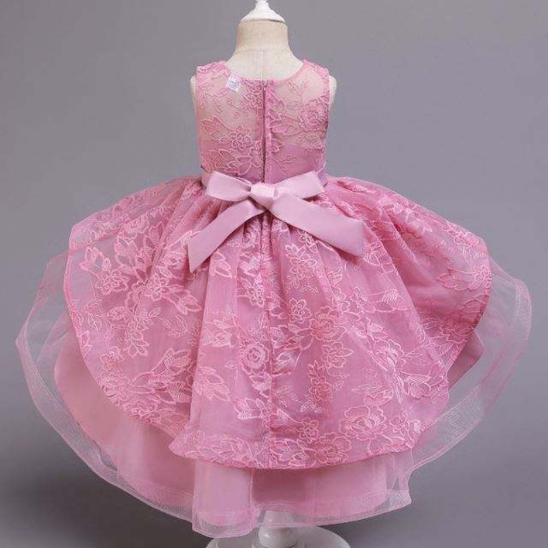 Ny designfest slid kjole til baby pige børne tøj piger pearl kjole piger aften kjoler 2158