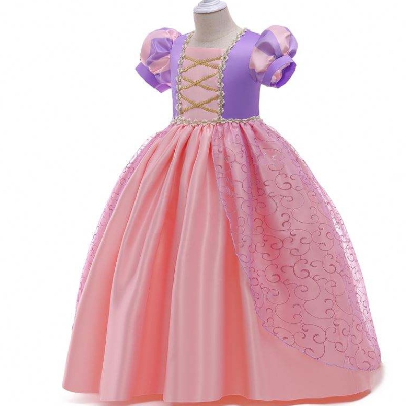 Baige New Kids Halloween kostumer pige lilla rapunzel sofia sne dronning cosplay prinsesse kjole