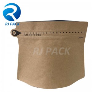 Diamantform stå op poser med lomme lynlås