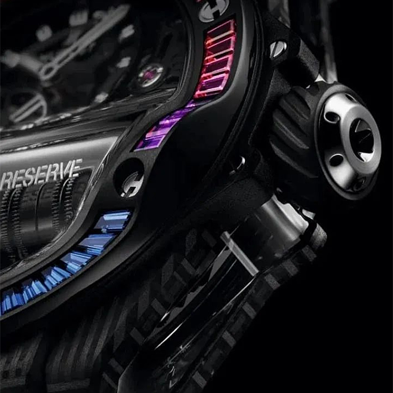 Se regnbuen efter regnen, og skriv et pragtfuldtnyt kapitel-Big Bang MP-11 Super Long Kinetic Energy Carbon Fiber Rainbow Ring Watch