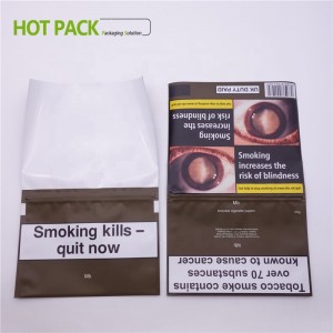 Rullende tobaksemballagepose