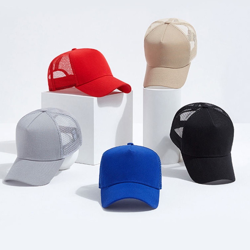 Hip Hop Hat Custom Logo 3D Broderi Custom Logo Cotton Flere farver Trucker Cap til udendørs sportsgrene