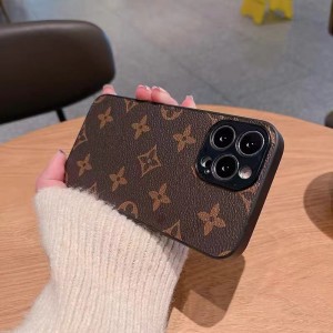 Detnye produkt er velegnet til Apple iPhone14Pro Luxury Mobiltelefonkasse og Big Brand Imitation Leather Fall Proof Protective Mobile Phone Leather Case