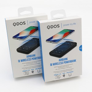 Mobile Power Charging Treasure Packaging Box skuffe Box Window Color Box Custom Electronics Packaging