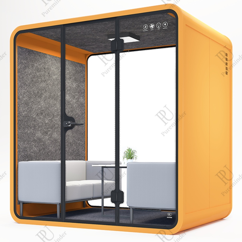 Pureminder L Størrelse Soundfolt Booth Privat bærbar tavshed til møde, kontor og udendørs