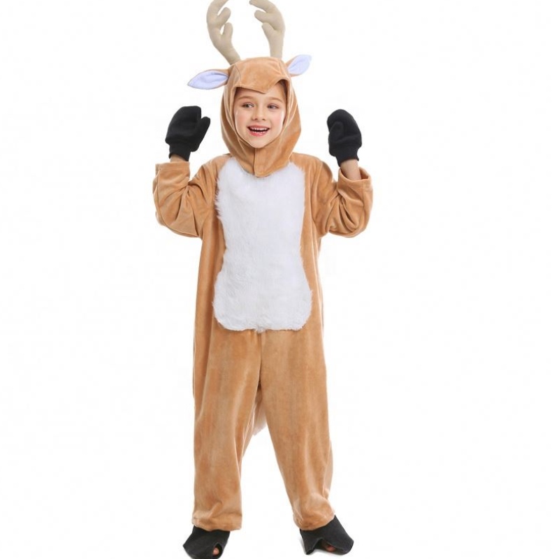 Hot Children 's dag Halloween Cosplay Christmas Animal Elk Reindeer Children' s kostumer Mascotte kostume