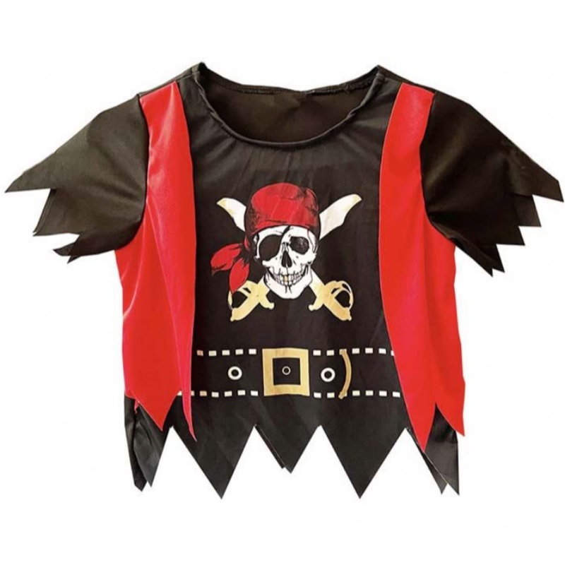 Halloween-rollespil Dress Up Set Boys Kids Pirate Costume With Eyepatch Pirate Cutlas DGHC-079
