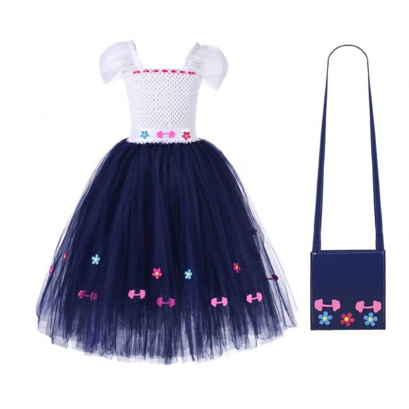 Sommer Popular Luisa Madrigal Cosplay Outfits Baby Girl Frock Dress Princess Costumes