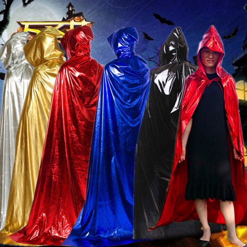 2022 Hot engros trykte børn voksne gaver kapper med maske halloween kostume kappe