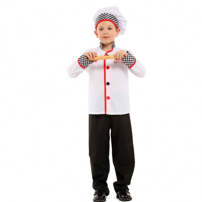 Chef Role Play Boy Girl Kids Chef Costume HCBC-008