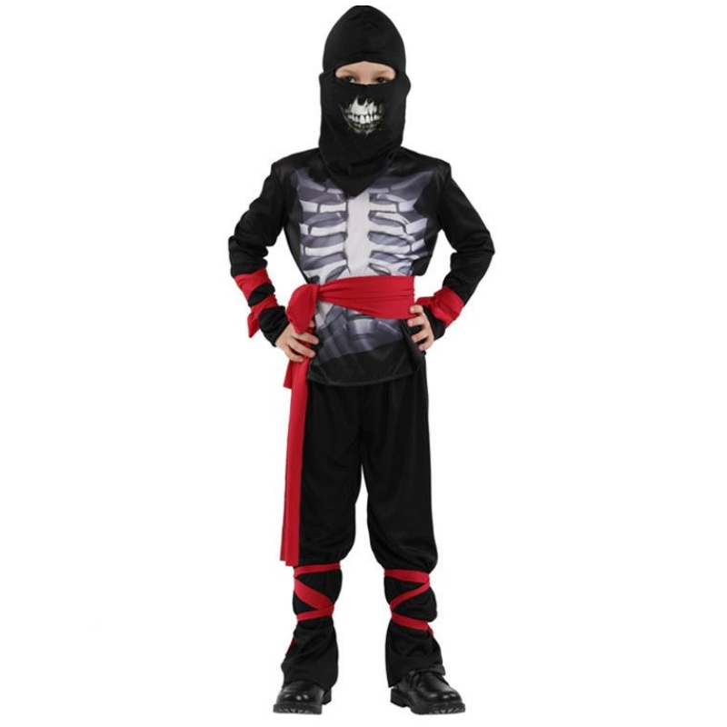 Halloween Children Boy Costume Carnival Costume Cosplay Skeleton Ninja Costume