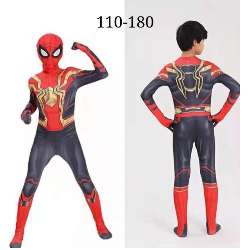Superhelt kostume bodysuit til børn halloween cosplay jumpsuit 3d stil voksen spiderman dragt cosplay kostumer