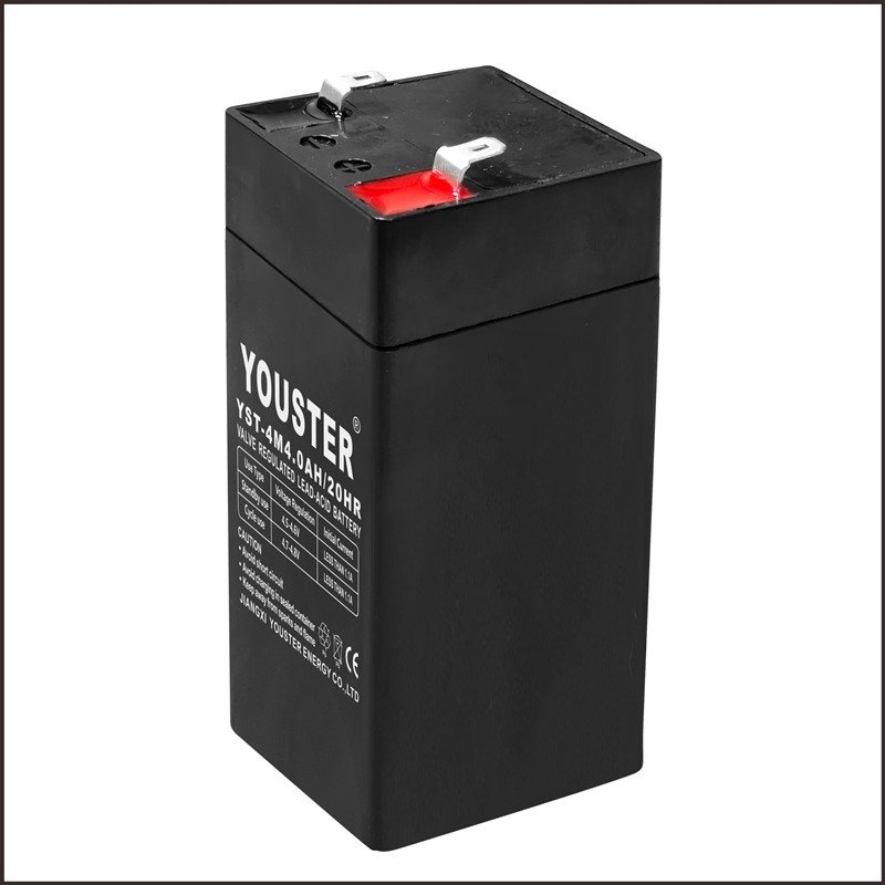strømforsyning batteri 4v4.0ah vrla batteri sag agm 4volts batteri