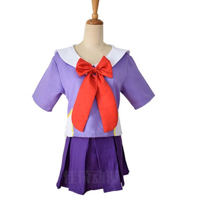 Anime 2. Mirai Gasai Yuno Lolita Sailor Cosplay Costume Loli Bow Short Nederdel Længde 80 cm til kvinder