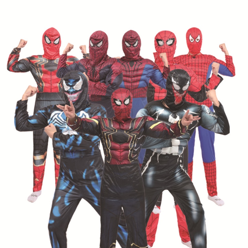 Super Hero Parent-Adult Pantyhose Adult \\ 's Spider Man Pantyhose i ét stykke Halloween cosplay-kostume engrostilpasning