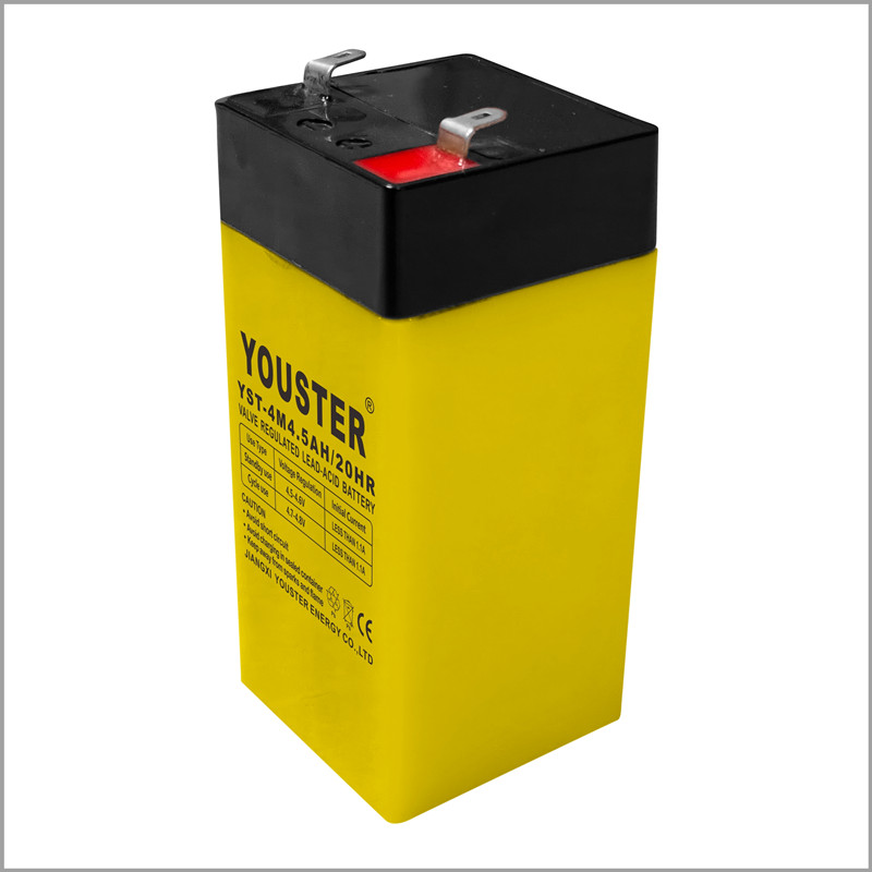 Lavt selvudladningshastighed AGM Batteri 4v4.0AH 20HR SCALE System Battery Bly Syrebatterier