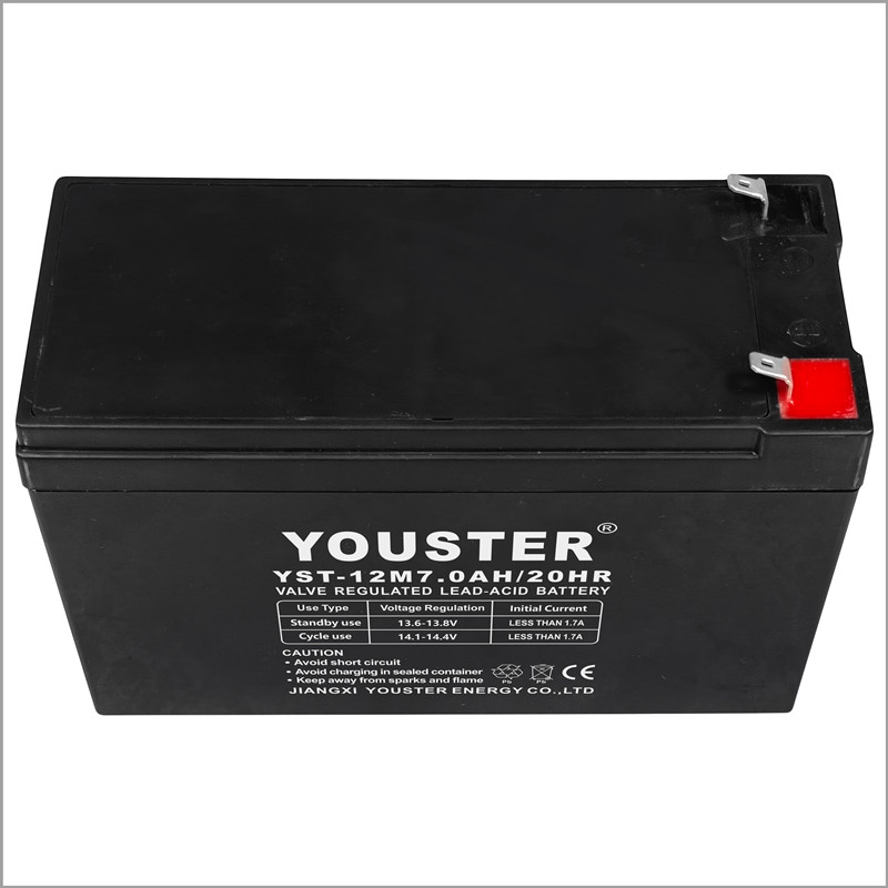 bedste kvalitet genopladeligt bly syre batteri 12v7ah batterier agm