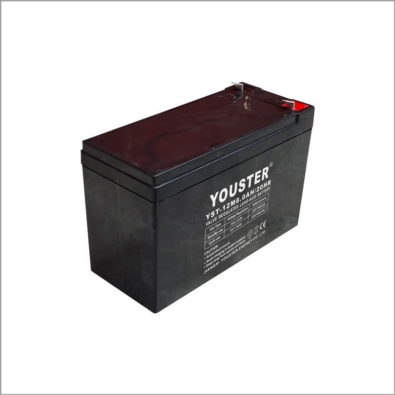 Youster Høj kapacitetsvedligeholdelse Free12v8.0AH Forseglet solbatteri USP bly syrebatteri