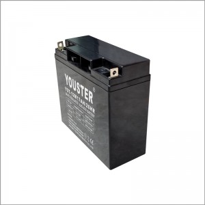 Forseglet vedligeholdelsesfrit batteri 12V 17AH Deep Cycle Battery til solenergi og vindkraft