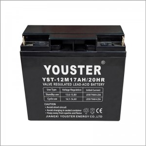 Forseglet vedligeholdelsesfrit batteri 12V 17AH Deep Cycle Battery til solenergi og vindkraft
