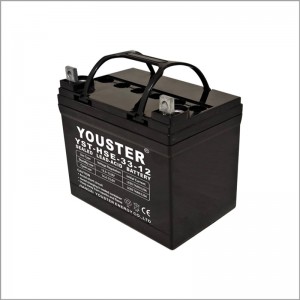 Solenergi lagring dyb cyklus batteri 12V33Ah blysyre batteri