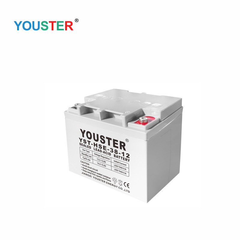 Fabrik direkte bly syre batteri 12v 38ah industrielle solbatterier ce certifikat batteri