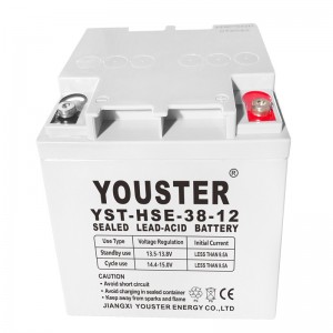 Fabrik direkte bly syre batteri 12v 38ah industrielle solbatterier ce certifikat batteri