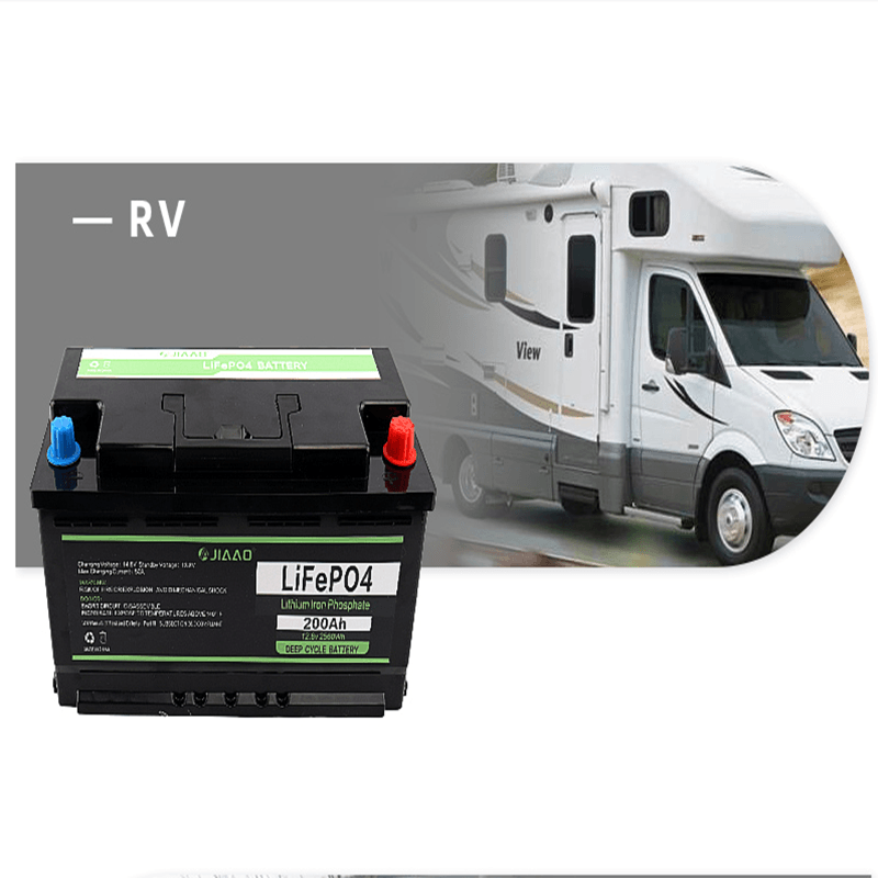 LiFePO4 bateria 12V 200Ah lithium jern batteri pakke let vægt 12 v 200 ah LiFePO4 batteri lang cyklus levetid til rv camper