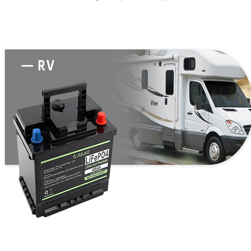 LiFePO4 bateria 12V 40Ah lithium jern batteri pakke let vægt 12 v 40 ah LiFePO4 batteri lang cyklus levetid til rv camper