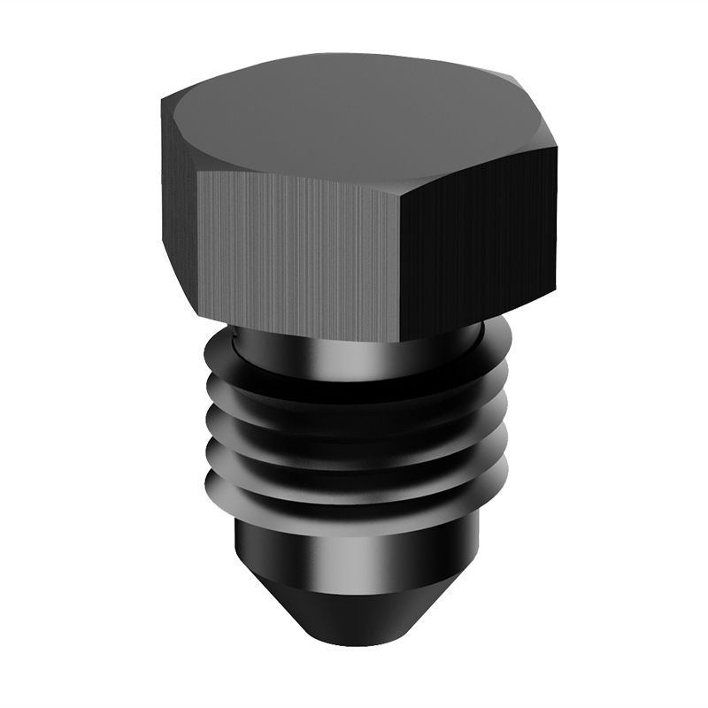 Blok Off Cap Male Pipe Adapter Fitting Plug Aluminiumlegering