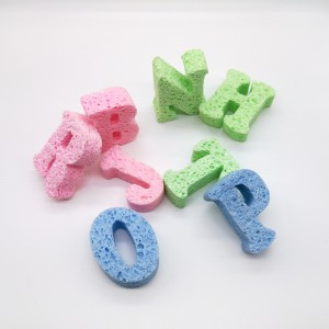 bruser svamp sæt naturlig kid cellulose svamp krop massage naturlig havbad eksfolierende svamp