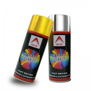Metal spray maling krom glitter spray maling graffiti metallic maling