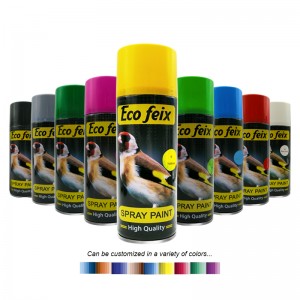 Høj kvalitet billig farve akryl aerosol maling prøve bil graffiti spraymaling