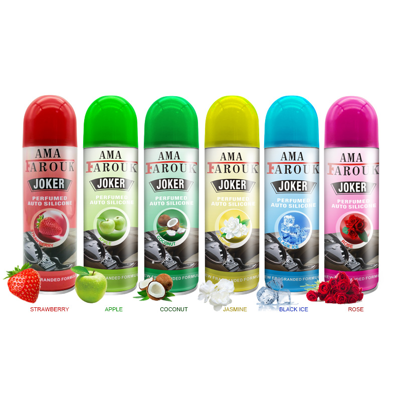 Fabrikspris bil silikone voks polsk auto glans dashboard polsk spray til bilinteriør ren