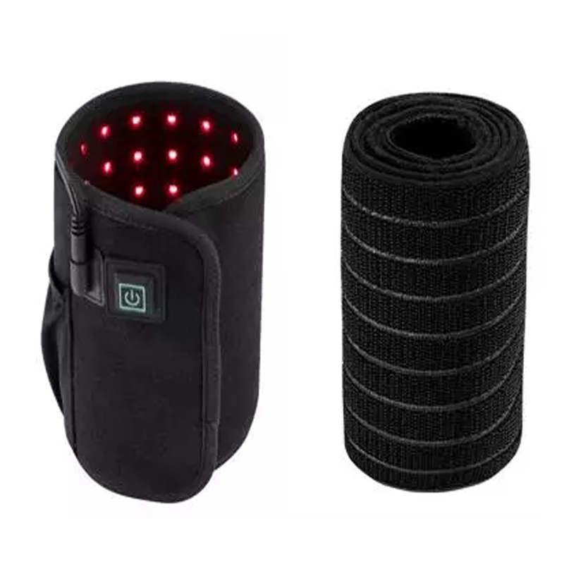 Oabes Red Light Therapy Pad for fuld kropssmerter, LED 660NM ＆ 850NM Bærbart indpakning Deep Therapy Belt med timerfunktion