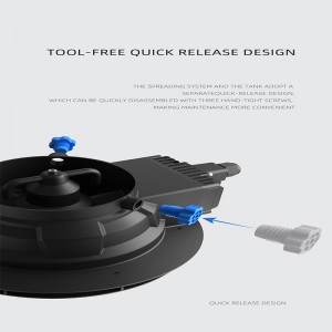 Landbrugsdronetodningssystemspreder