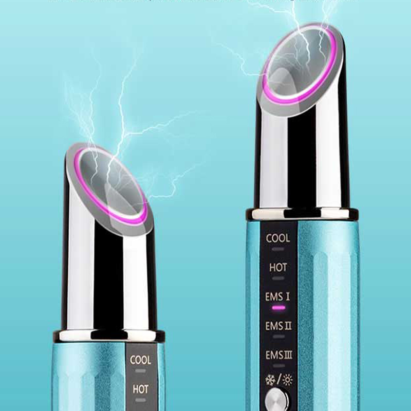 RF Beauty Eye Massager Stick Ems Beauty Eye Instrument Radio Frequency Hot&Cool Compress Instrument til at reducere fine linjer, anti-wrinkles, falmende mørk cirkel, falmende øjenposer
