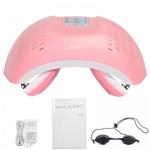 4 farver pdt/led foton hud foryngelse skønhedsmaskine hud salon udstyr fototerapi skønhedsmaske pdt led ansigtsmaskine