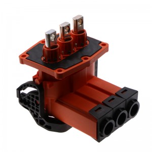 Nye energikøretøjer med høj strømstik 200A 3 pin albue plug håndtag stik