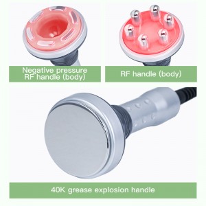 7 I 1 ultralyd kation vakuum slankende maskine, massage maskine kropsmaskine kropsformende ansigt krop hudpleje massager til salon, spa, hjemmebrug.