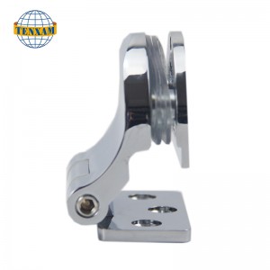 Halv runde hængsel mod væg