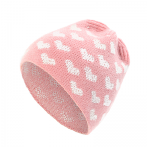 Reflekterende garn Jacquard strikket hat