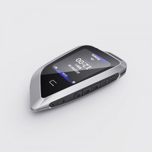 Smart LCD -bilnøgle, opgradernøglefri indgang, grøn bilnøgle Auto Lock&Unlock Remote Car Starter, Key Fob Replacement Anti Theft Tilbehør, køretøjslogo Display