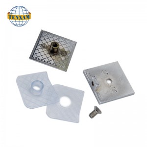 Enkelt hul Cambered 0 graders fastgørelse af klemme