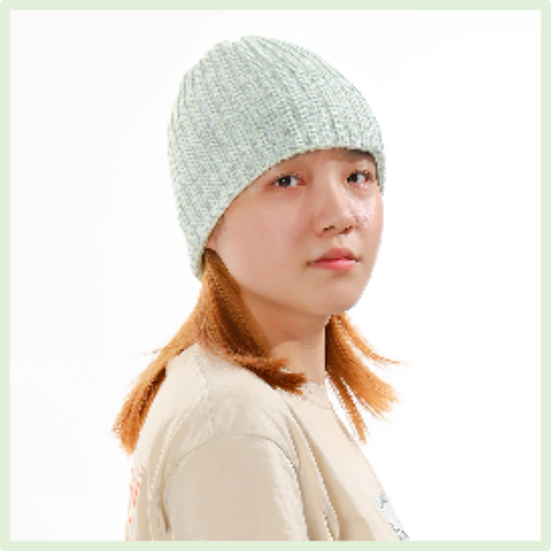 Reflekterende beanie høj synlighed varm vinter loop strik hat cap