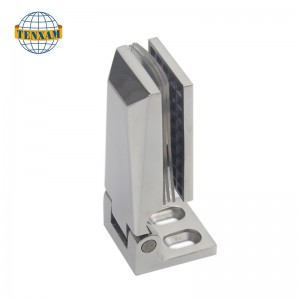 Enkelt kant 90 graders glassklemme