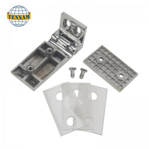 Enkelt kant 90 graders glassklemme