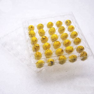 Brugerdefineret udskrivning Label Klar plastisk genanvendelig plastisk vagtelægbakke