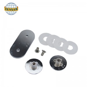 Dobbeltbold 180 graders fastgørelse af klip