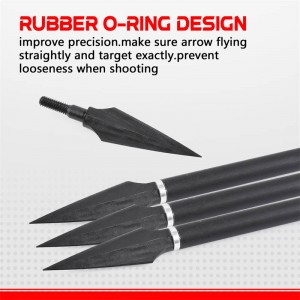 Elongarrow 125Grain Archery Arrowhead Broadhead til kulstofpil
